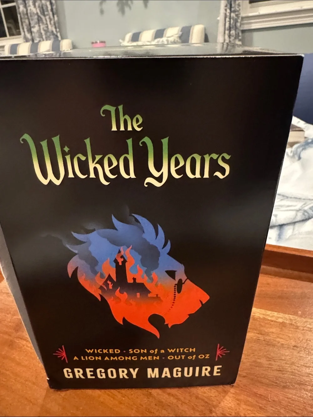 Set: Wicked - Son of a Witch - Out of Oz - a Lion among Men by Gregory Maguire